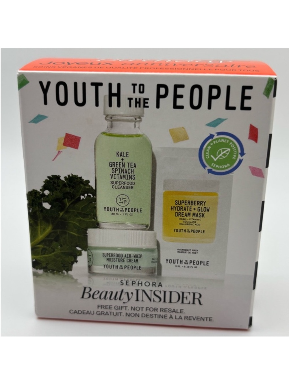 Youth To The People Green Kale Cleanser and Moisturizer Trio